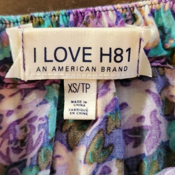 Forever 21 I Love H81 Floral Mini Skirt W/ Pockets - Picture 5 of 7